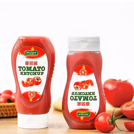 330ml PE Plastic Ketchup Salad Bottle