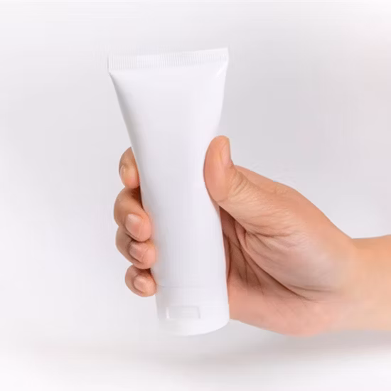 Frasco de xampu de plástico totalmente biodegradável vazio personalizado Creme para as mãos Loção para o corpo Embalagem cosmética macia Tubo de compressão